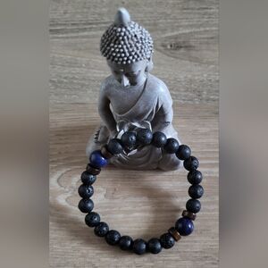 Lapis Lazuli & Lava Stone Bracelet 💙